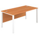 Olton Goal Post 600mm Deep Straight Desk 